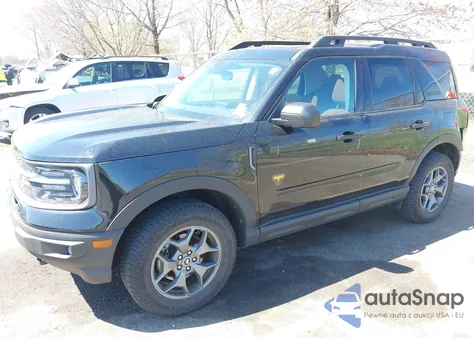 2022 Ford Bronco Sport Badlands z USA, uszkodzony, nr VIN 3FMCR9D94NRE31332